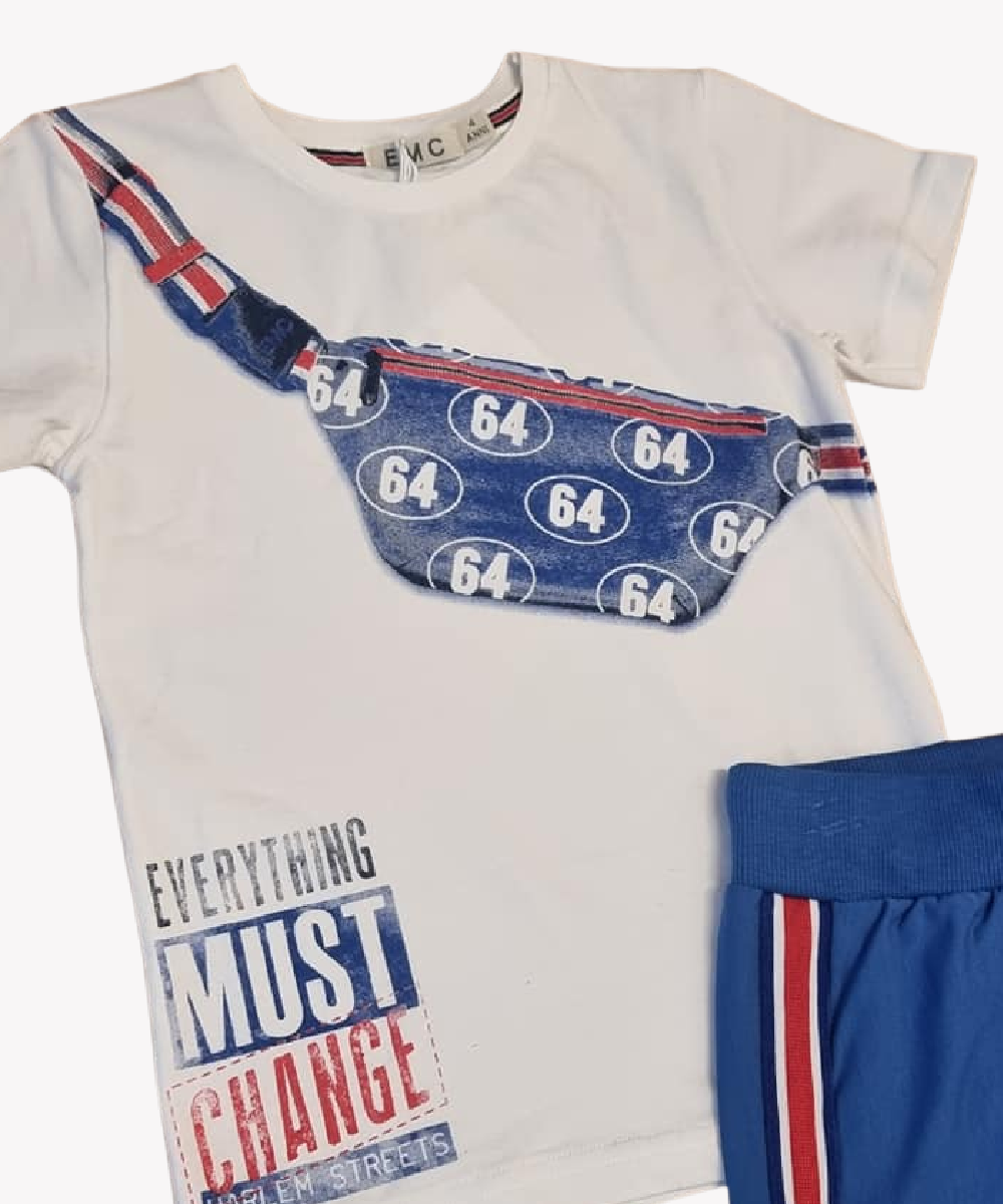 EMC Boys Bumbag Top & Joggers Set 1656/6437
