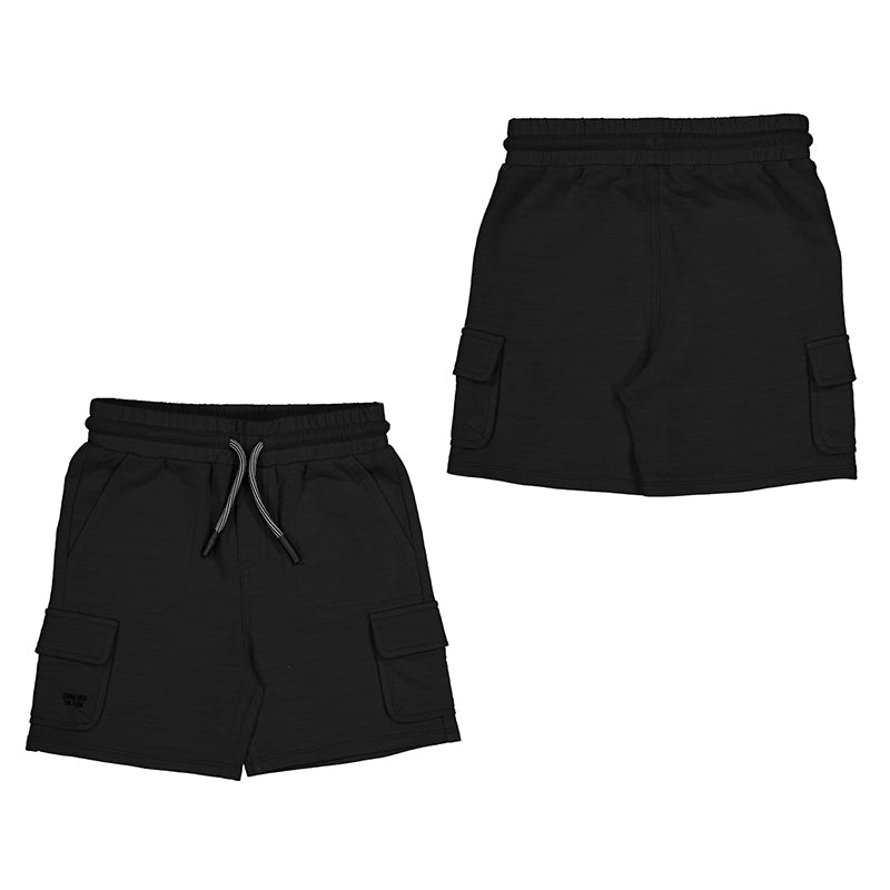 Mayoral Boy Black Cargo Shorts 3222