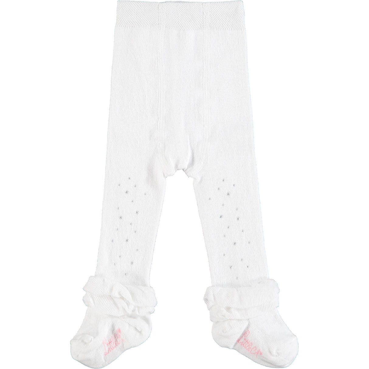 Little A By A Dee AW20 Issie White Tights 0900