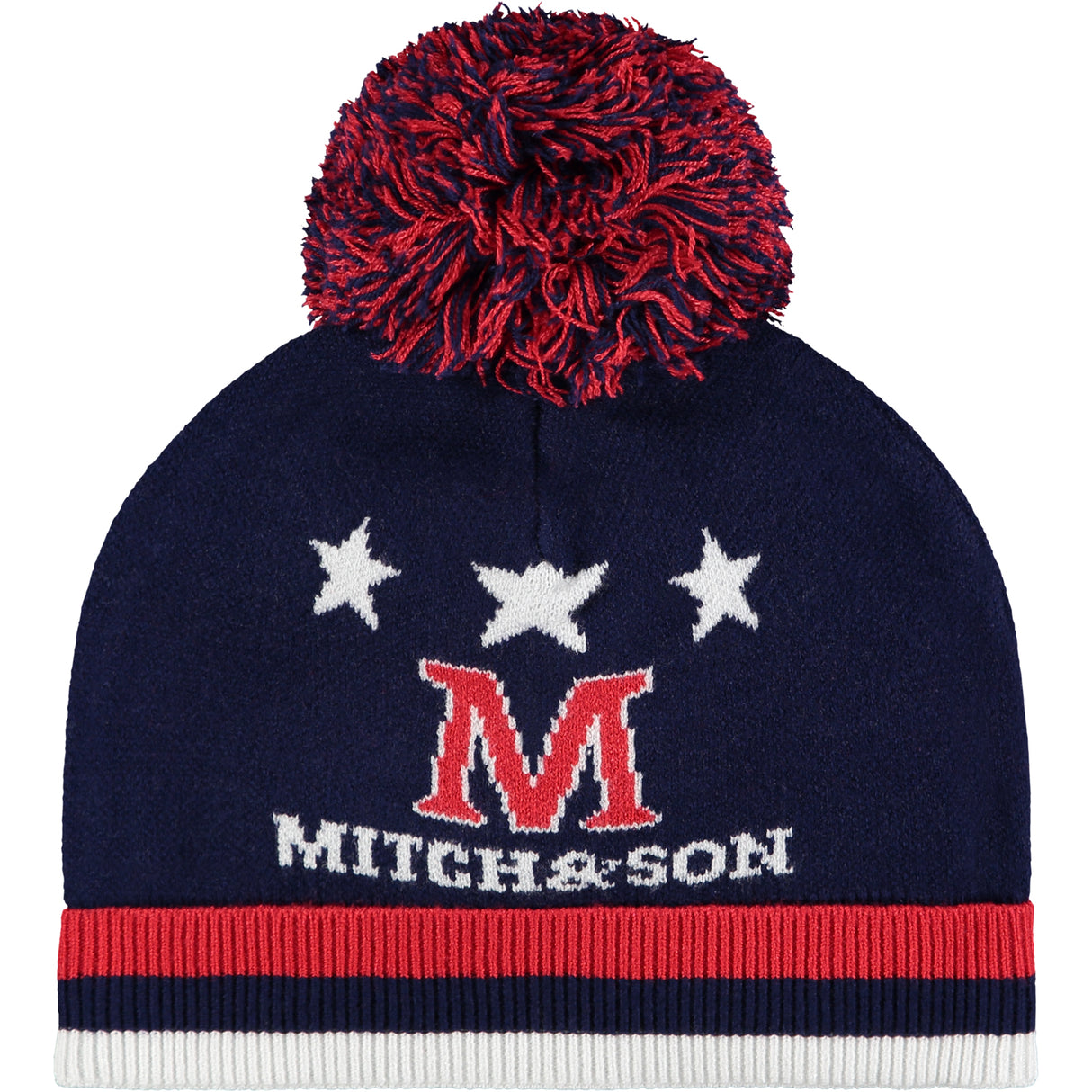 Mitch & Son AW22 Floyd Navy Knitted Pom Hat 2516