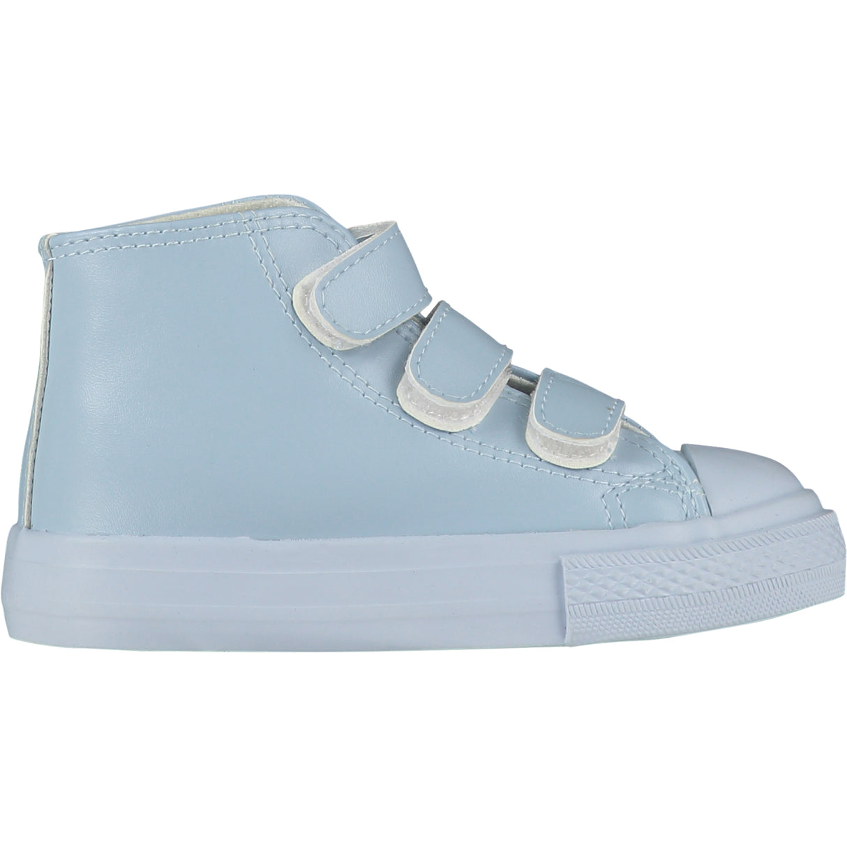 Mitch & Son Triple V Pale Blue Velcro High Tops 2911