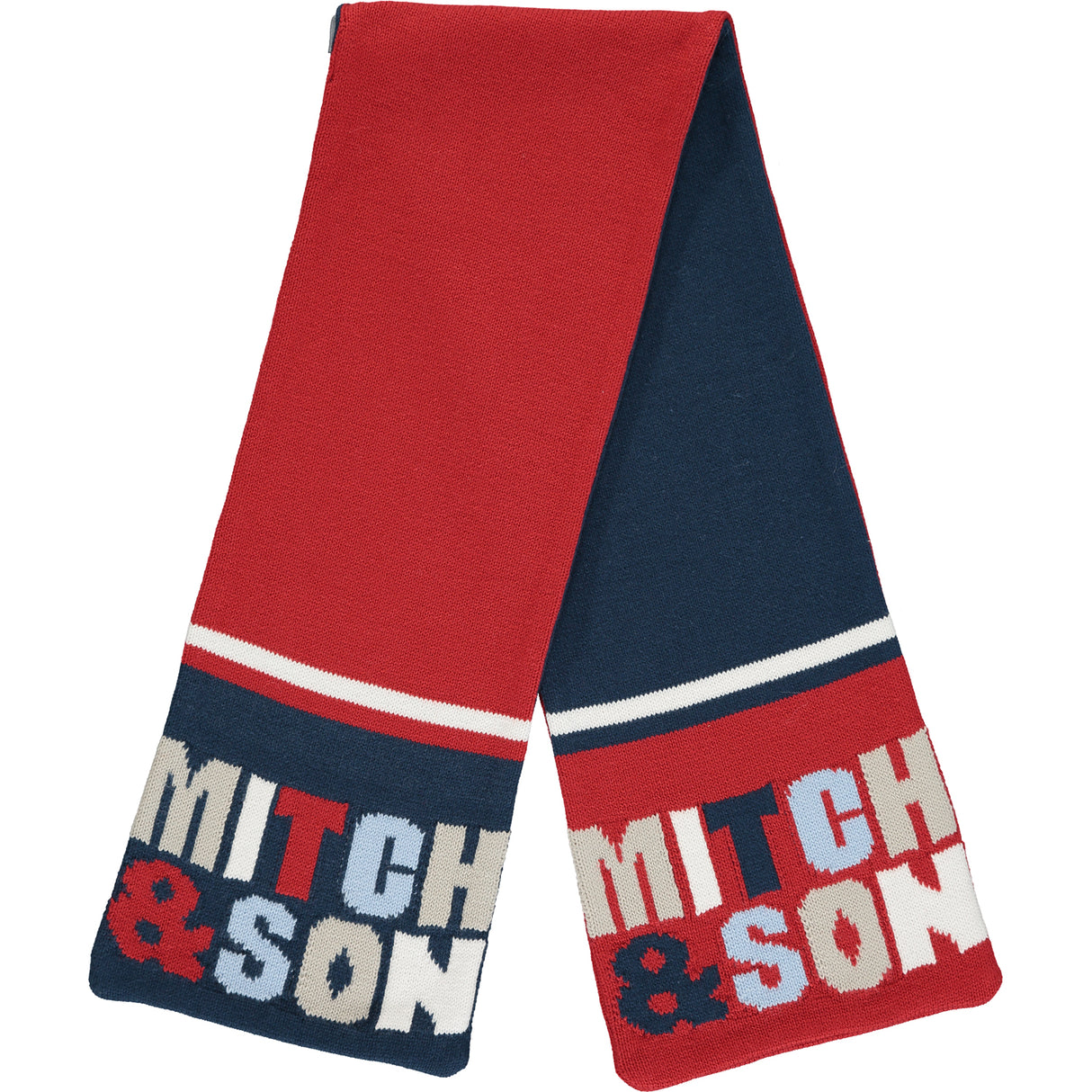 Mitch and Son Bentley Navy Reversible Scarf 1420S