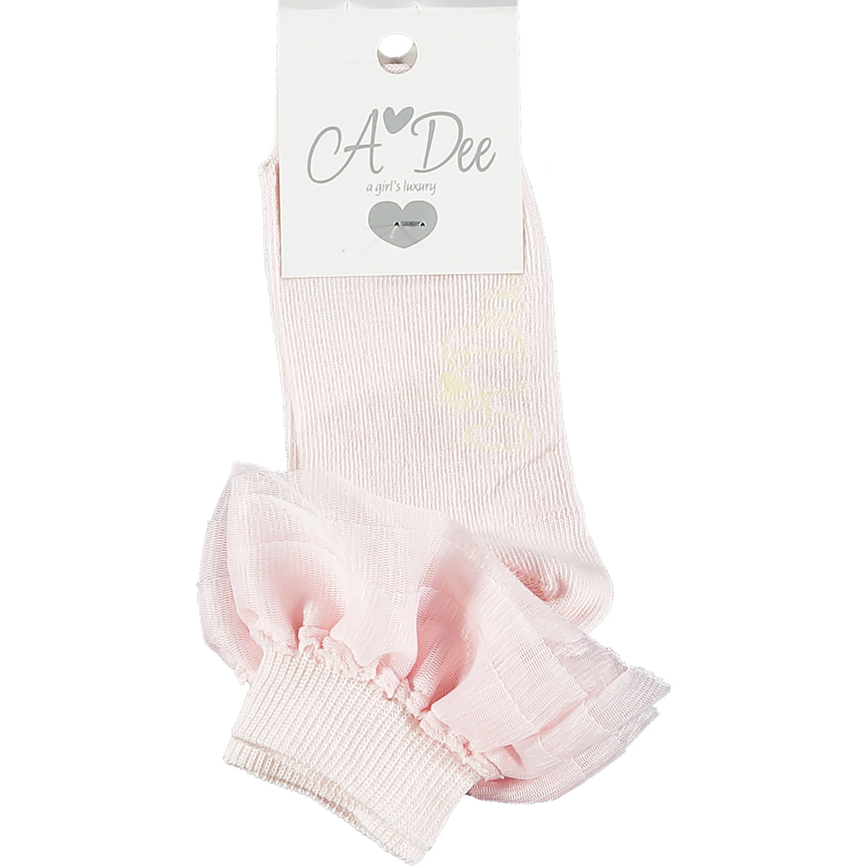 A Dee Osaka Pink Frilly Ankle Socks 4920