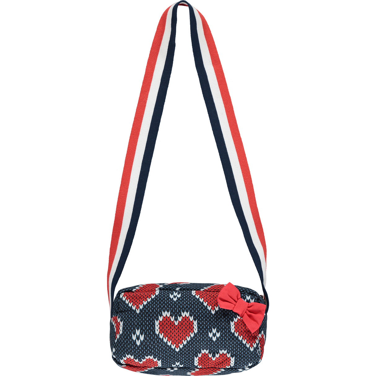 A Dee Renee Navy & Red Heart Bag 2912