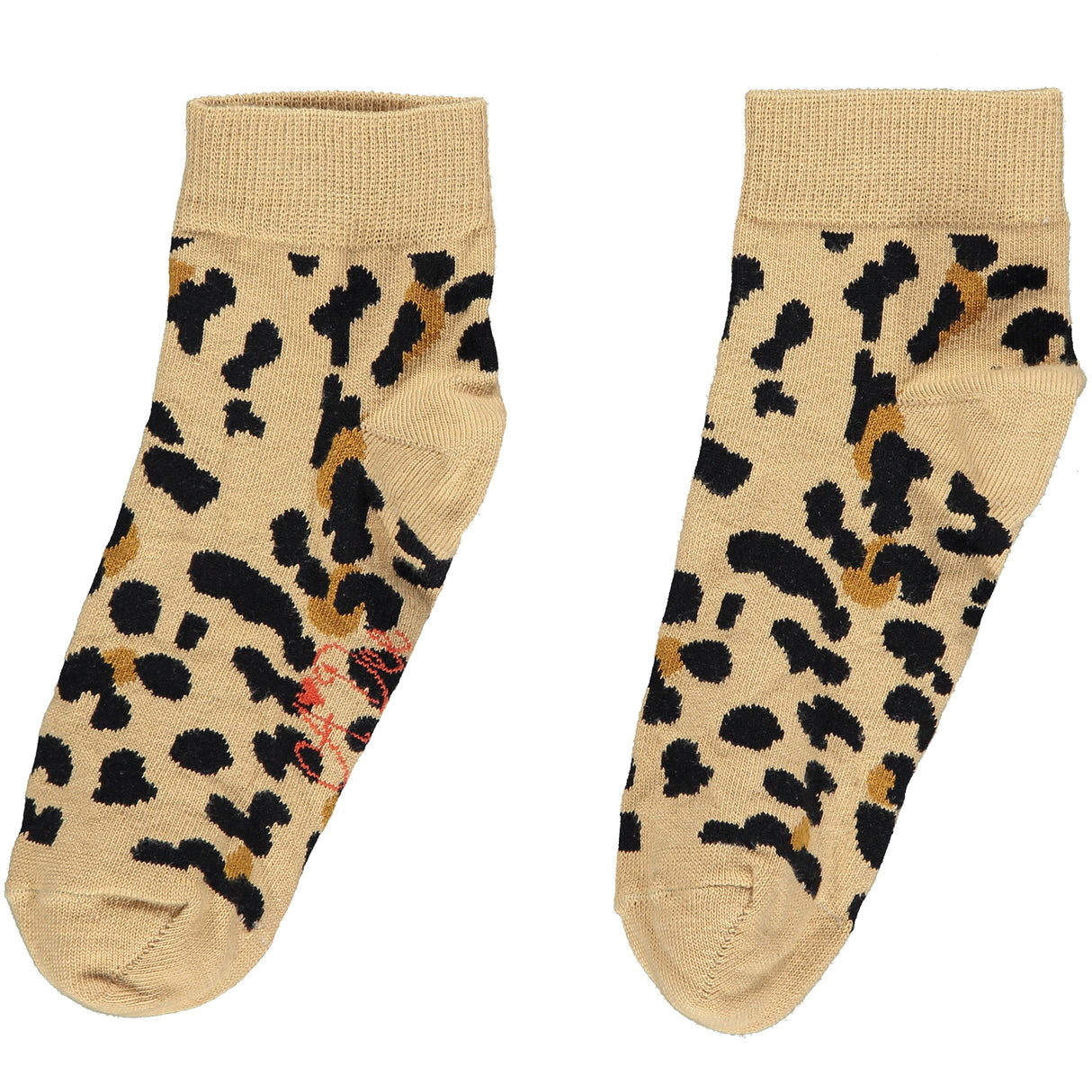 A Dee Tasha Leopard Print Ankle Socks 4923