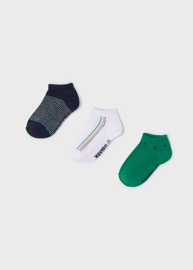 Mayoral Boy SS23 Set of 3 pairs Trainer Socks 10227