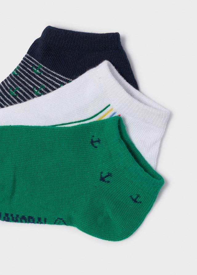 Mayoral Boy SS23 Set of 3 pairs Trainer Socks 10227