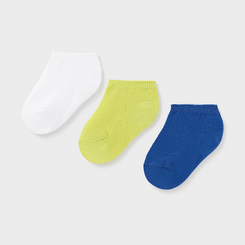 Mayoral Baby Boy set of 3 Lime socks 10007