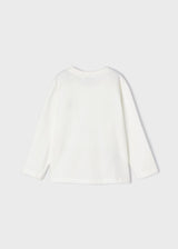 Mayoral Boy AW23 Cream Long Sleeved Top 173