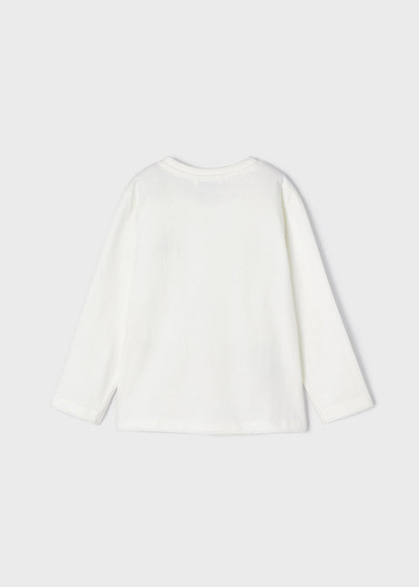 Mayoral Boy AW23 Cream Long Sleeved Top 173