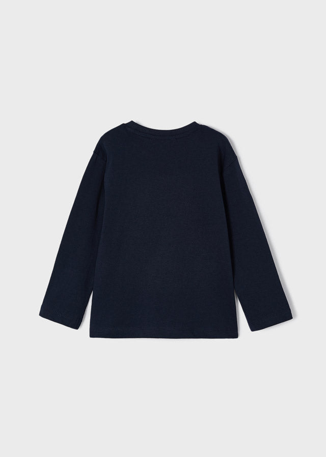 Mayoral Boy AW23 Navy Long Sleeved Top 173