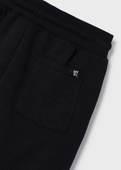 Mayoral Boy AW23 Black Fleece Joggers 725