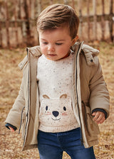 Mayoral Baby Boy AW23 Stone Knitted Sweater 2319