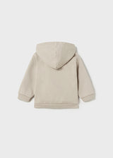 Mayoral Baby Boy AW23 Stone Zipper Hoodie 2443