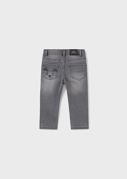 Mayoral Baby Boy AW23 Grey Denim Jeans 2540