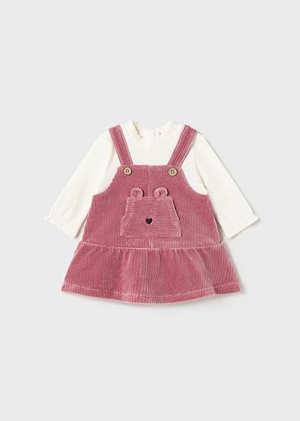 Mayoral Baby Girl Dungaree Skirt Set 2853