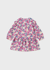 Mayoral Baby Girl Peony Fleece Dress 2994