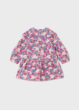 Mayoral Baby Girl Peony Fleece Dress 2994