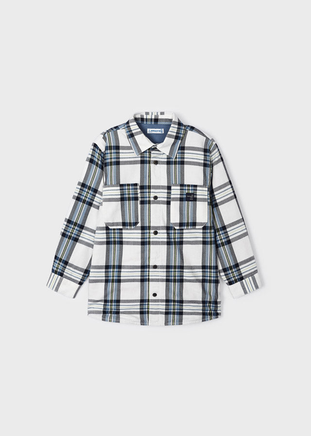 Mayoral Boy AW23 Checked Over Shirt 4107