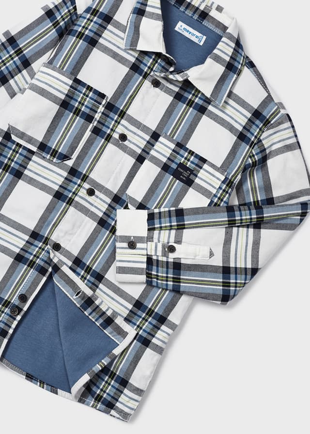 Mayoral Boy AW23 Checked Over Shirt 4107