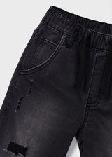 Mayoral Boy AW23 Dark Grey Ripped Cargo Jeans 4513