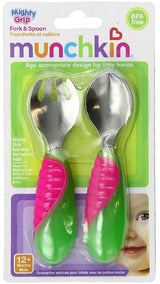 Munchkin Mighty Grip Fork & Spoon.