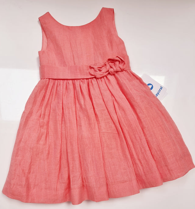 Mayoral Age 4yr Sample coral dress L46