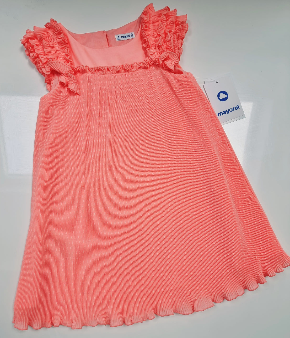 Mayoral Age 4yr Sample coral dress L47