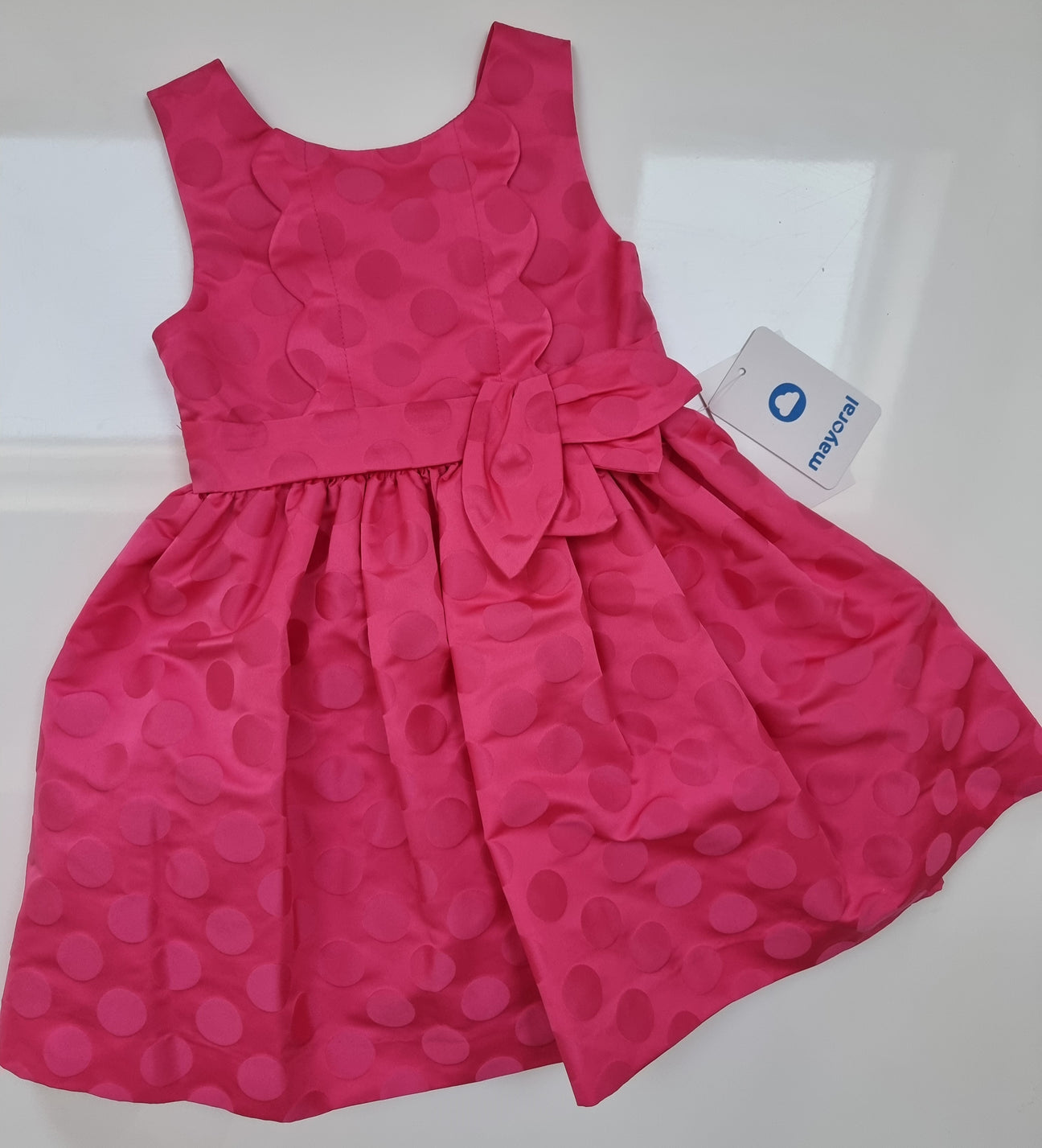 Mayoral Age 4yr Sample Fuchsia dress L36