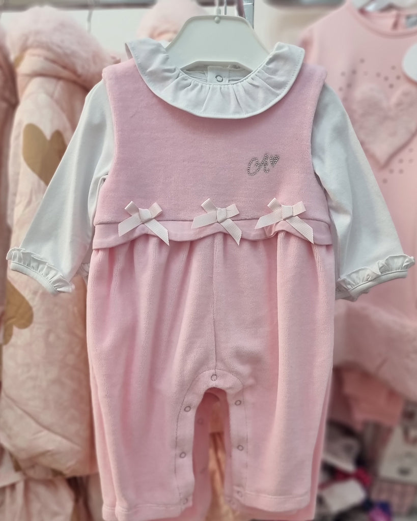 Little A by A Dee AW20 Ida Pink Dungaree Set 0502
