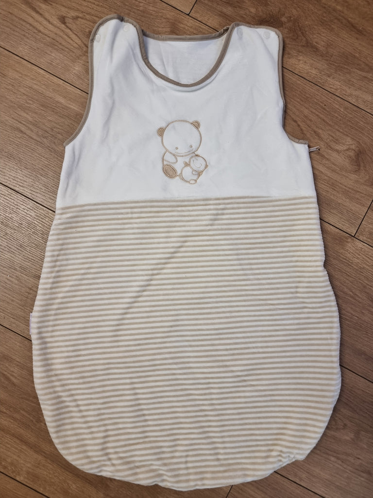Baby Stripe Sleeping bag 0-3m Beige