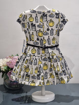 Mayoral Age 2yr perfume bottle print Dress