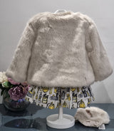 Mayoral Age 2yr faux fur coat