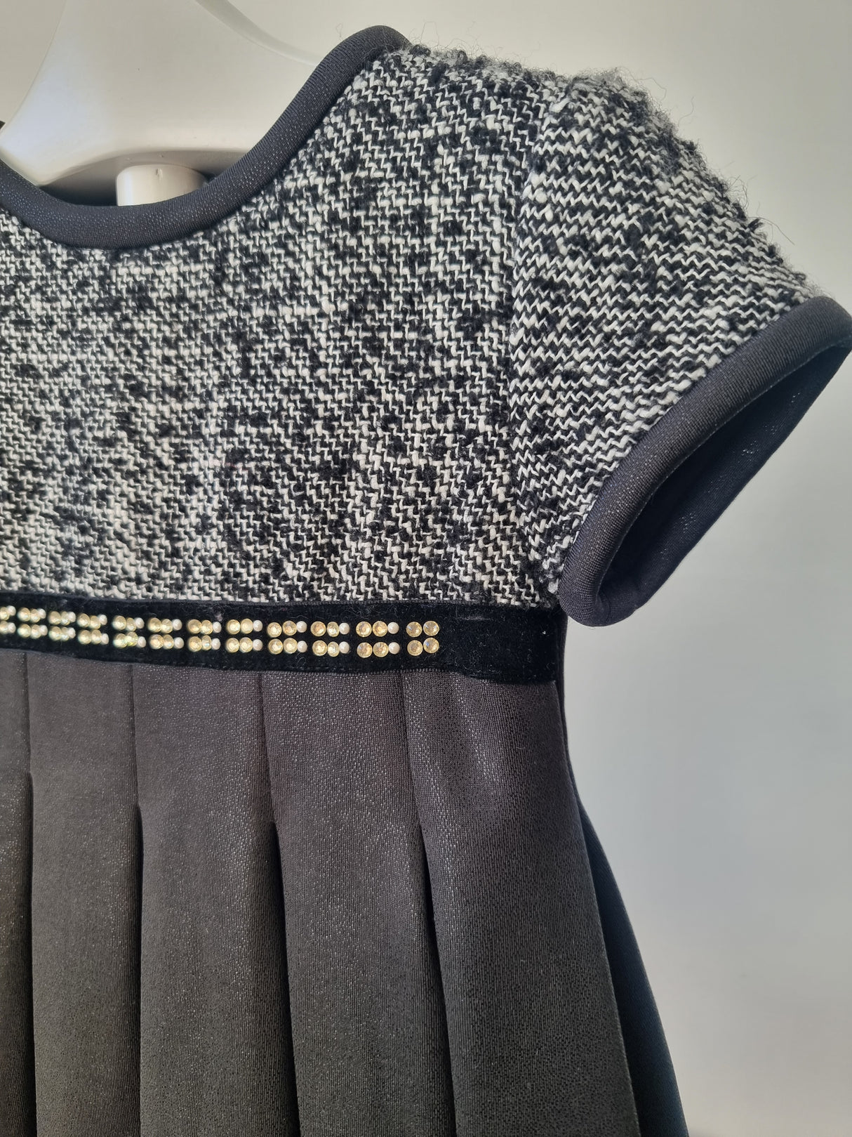 Mayoral Age 2yr black shimmer dress