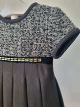 Mayoral Age 2yr black shimmer dress