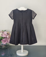 Mayoral Age 2yr black shimmer dress