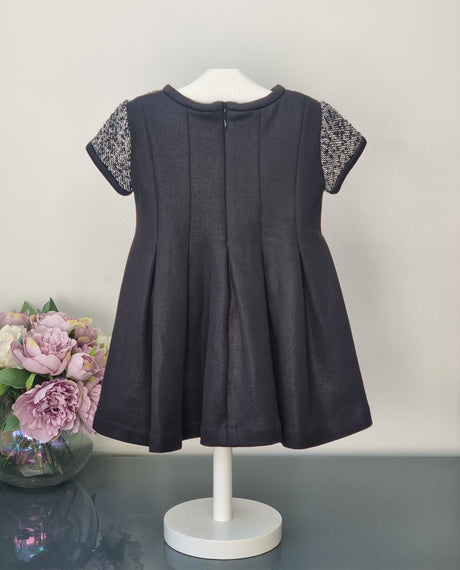 Mayoral Age 2yr black shimmer dress