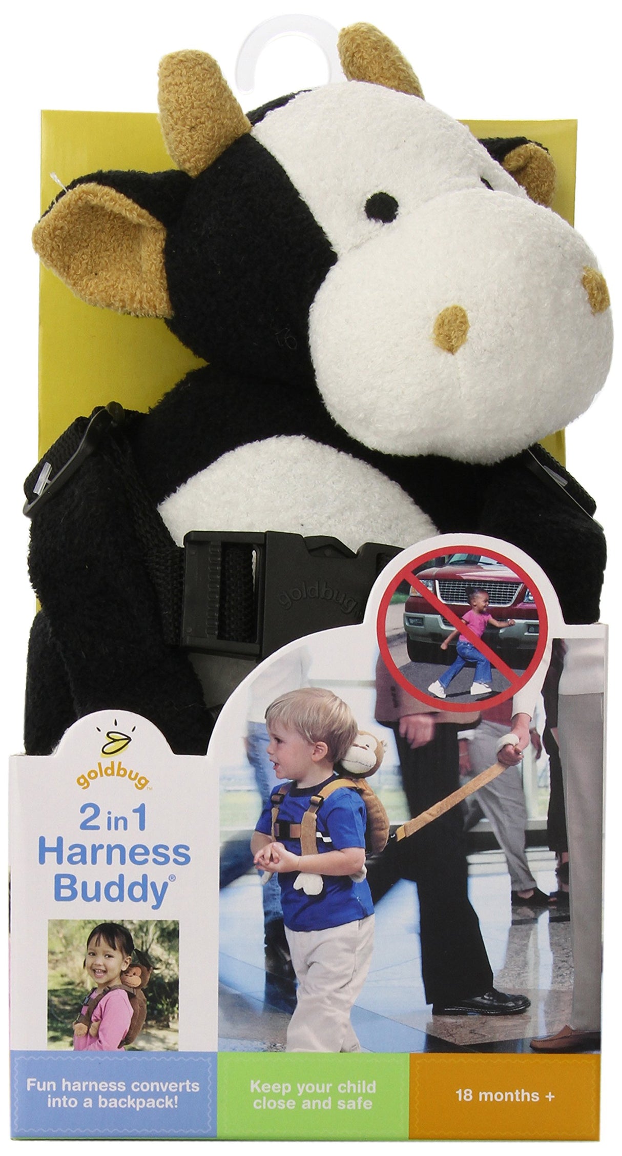 Goldbug Cow 2 in 1 Toddler Harness