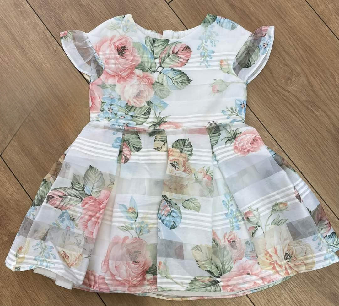 Mayoral Age 2yr Sample Floral Dress L12