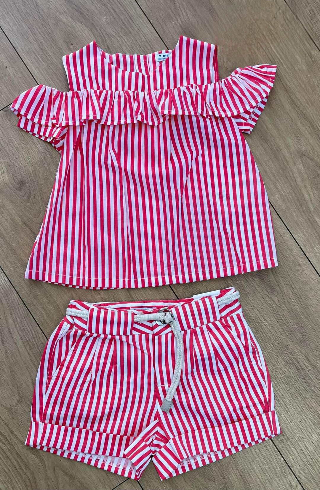 Mayoral Age 2yr Sample Striped Short Set L22