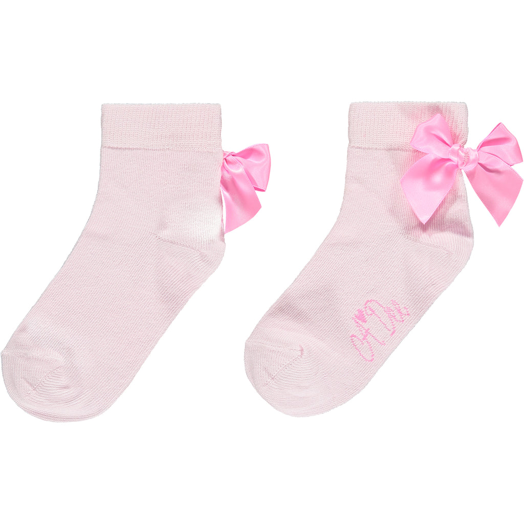 A Dee AW23 Alaia Pink Bow Ankle Socks 1905