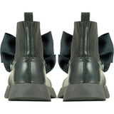 A Dee Mary Jane Dark Grey Sock Wellie Boots 6101