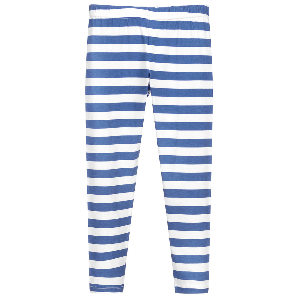 EMC SS20 Disney Daisy Duck Blue Stripe Leggings 6442