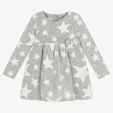 EMC Girls Grey Star Dress 4607