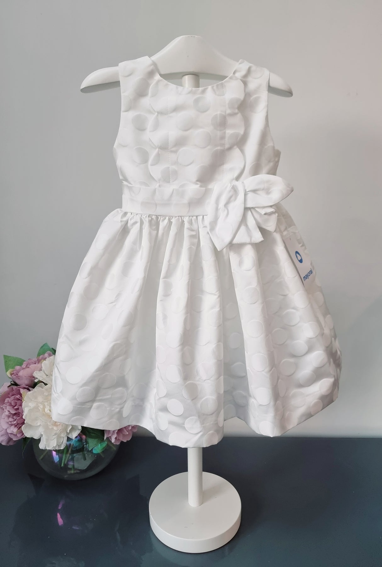 Mayoral Age 4yr Sample White dress L37
