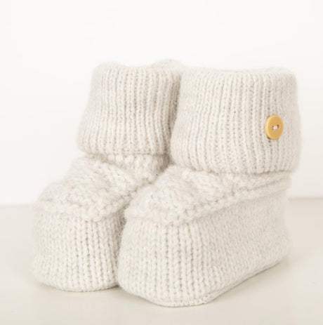 Caramelo Kids Baby Grey Knitted Booties 207563