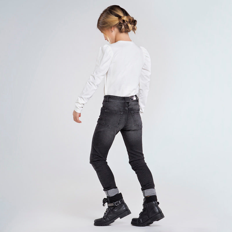 Mayoral Girl AW20 Black Jeans 80