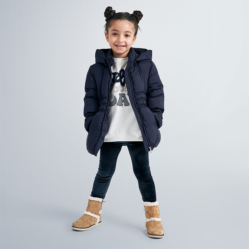 Mayoral Girl AW20 Navy Coat 415