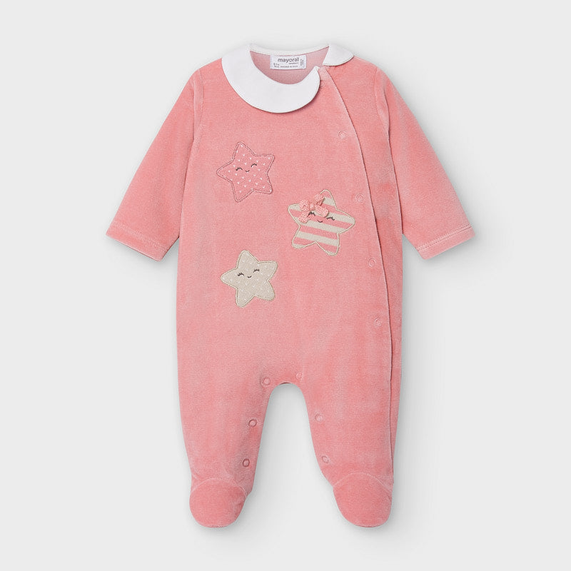 Mayoral Baby Girl AW20 Pink Star All In One 2754