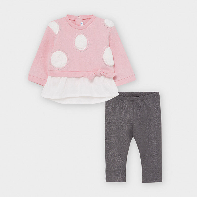 Mayoral Baby Girl AW20 Combined jumper and leggings set 2790